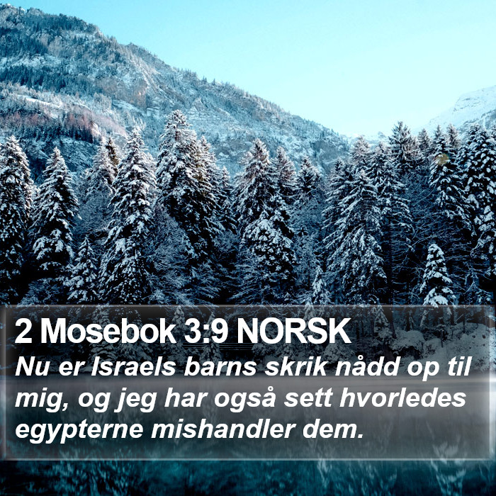 2 Mosebok 3:9 NORSK Bible Study