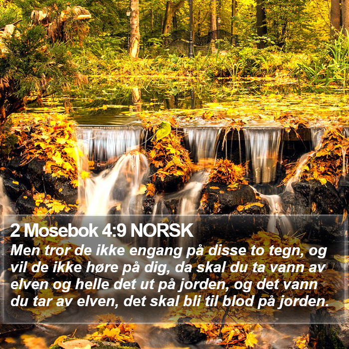 2 Mosebok 4:9 NORSK Bible Study