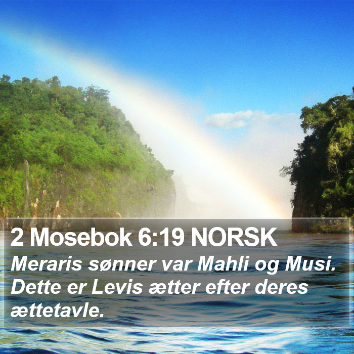 2 Mosebok 6:19 NORSK Bible Study