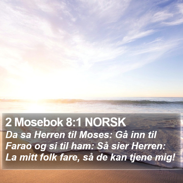 2 Mosebok 8:1 NORSK Bible Study