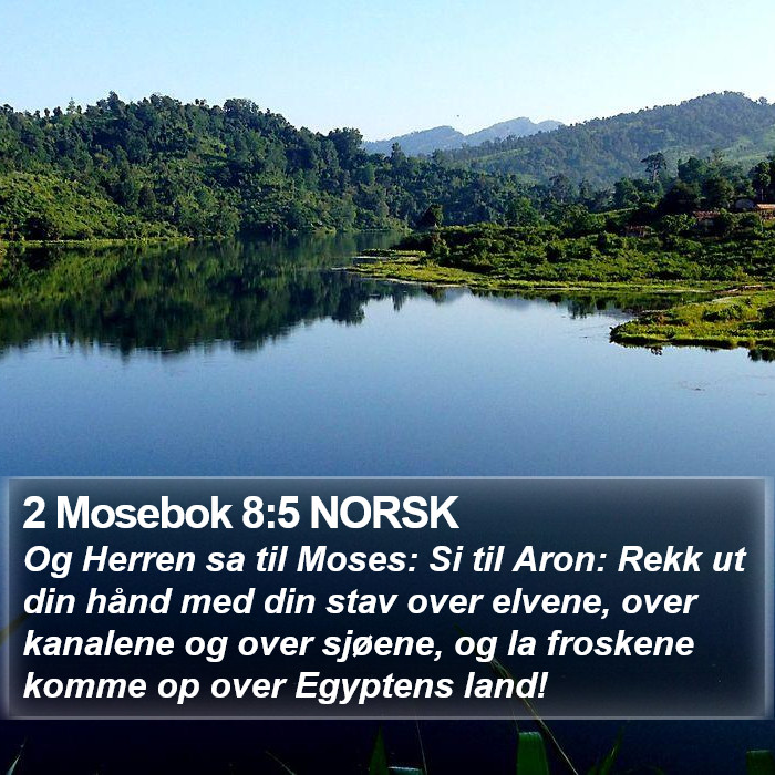 2 Mosebok 8:5 NORSK Bible Study