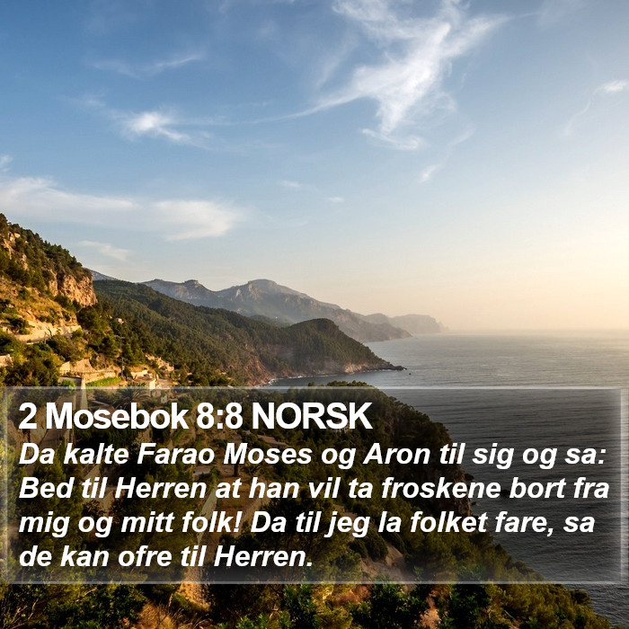 2 Mosebok 8:8 NORSK Bible Study