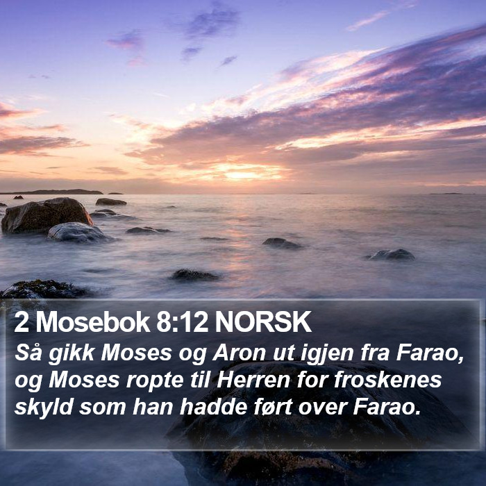 2 Mosebok 8:12 NORSK Bible Study