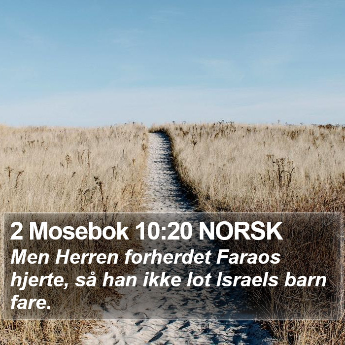 2 Mosebok 10:20 NORSK Bible Study