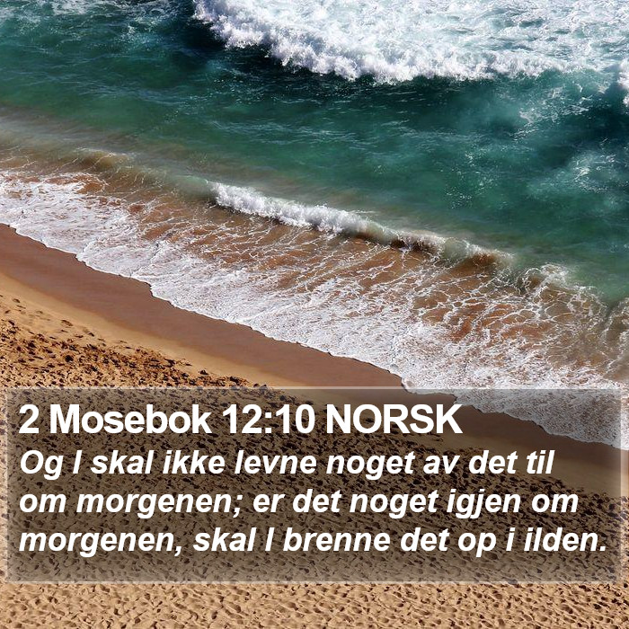 2 Mosebok 12:10 NORSK Bible Study