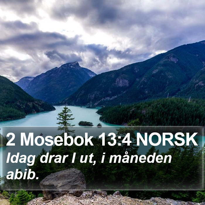 2 Mosebok 13:4 NORSK Bible Study