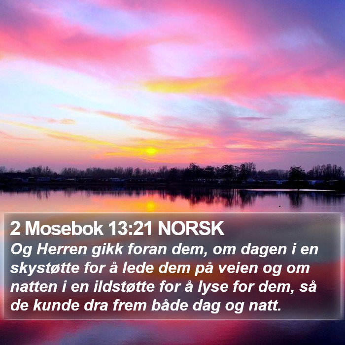 2 Mosebok 13:21 NORSK Bible Study