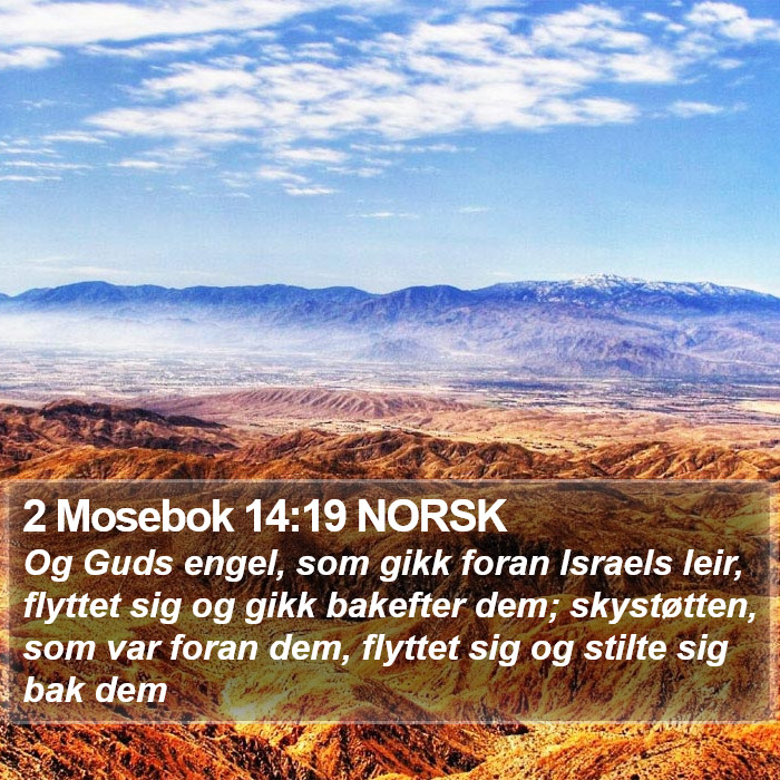 2 Mosebok 14:19 NORSK Bible Study