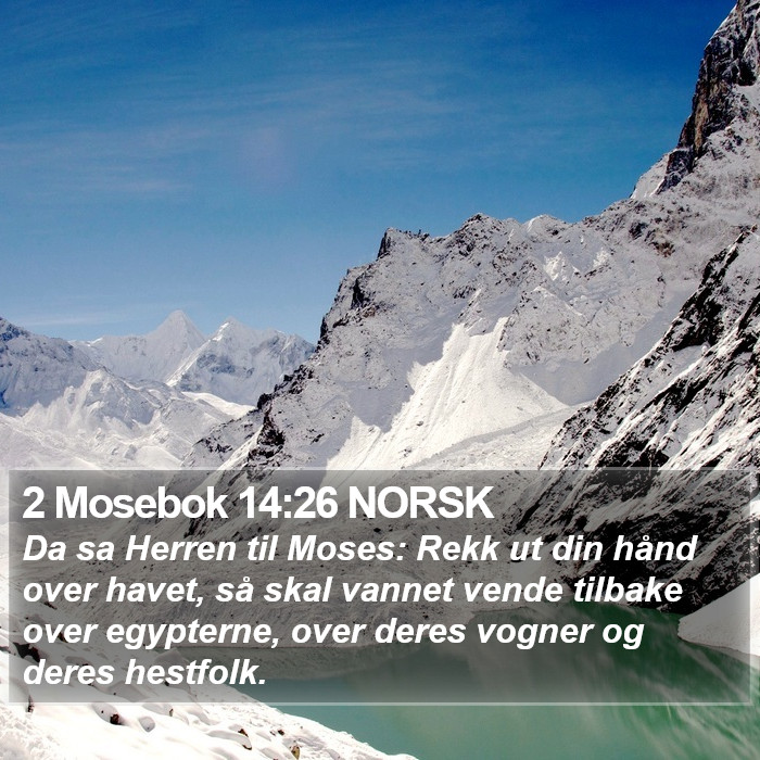 2 Mosebok 14:26 NORSK Bible Study