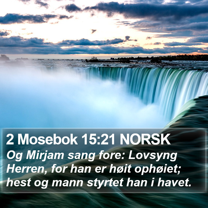 2 Mosebok 15:21 NORSK Bible Study