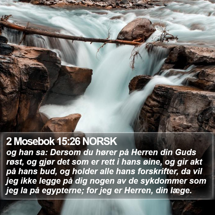 2 Mosebok 15:26 NORSK Bible Study