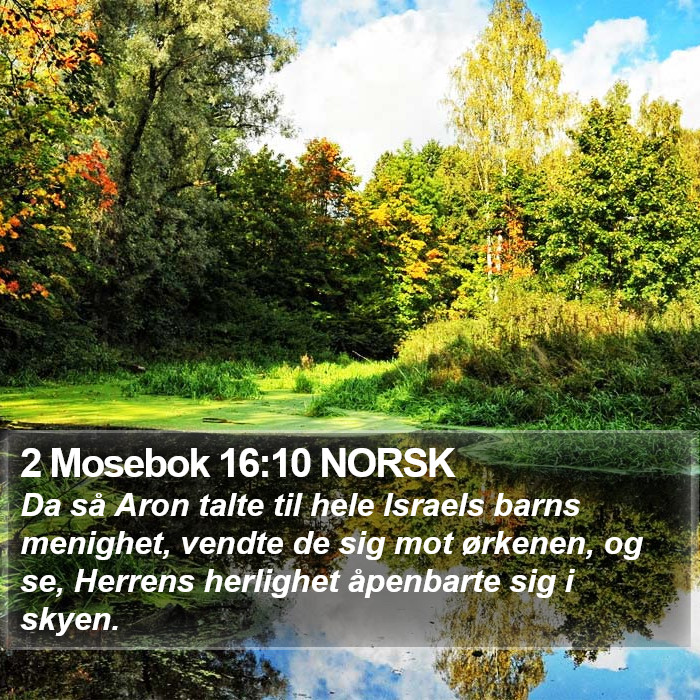2 Mosebok 16:10 NORSK Bible Study