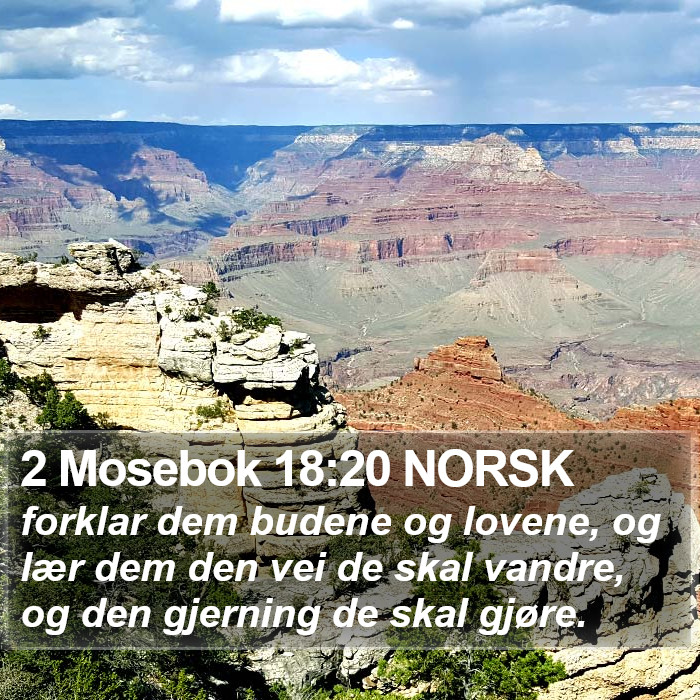 2 Mosebok 18:20 NORSK Bible Study