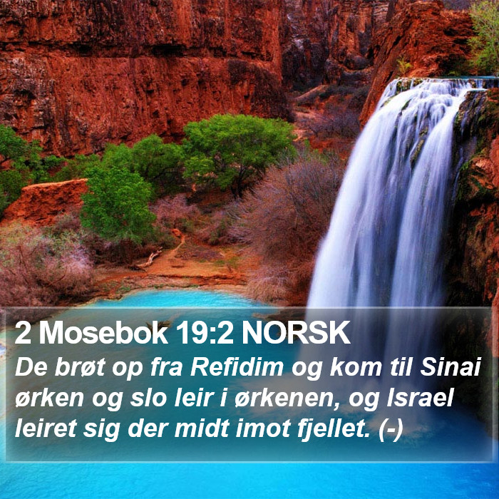 2 Mosebok 19:2 NORSK Bible Study