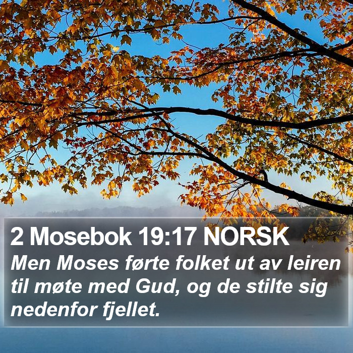 2 Mosebok 19:17 NORSK Bible Study