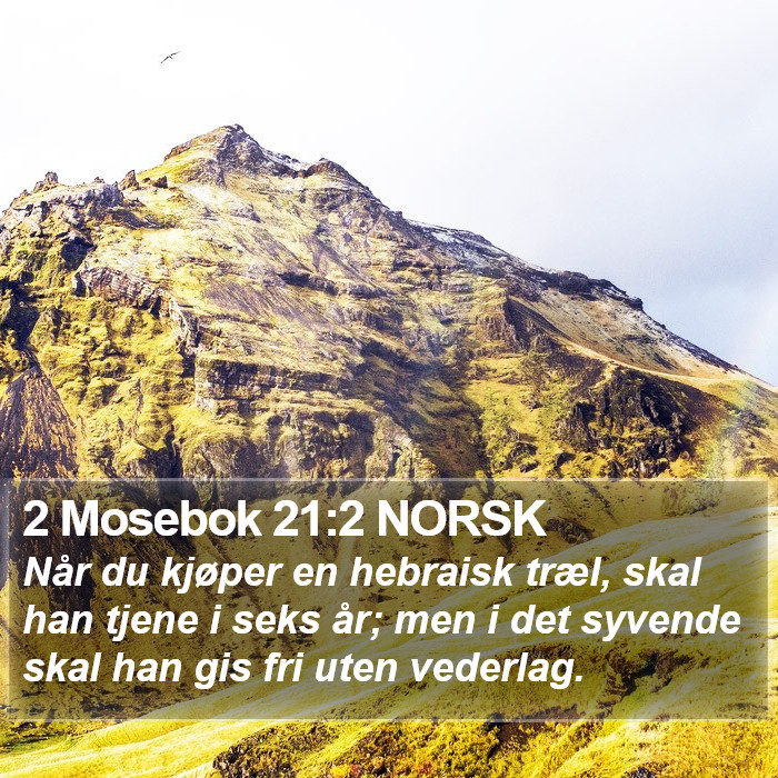 2 Mosebok 21:2 NORSK Bible Study
