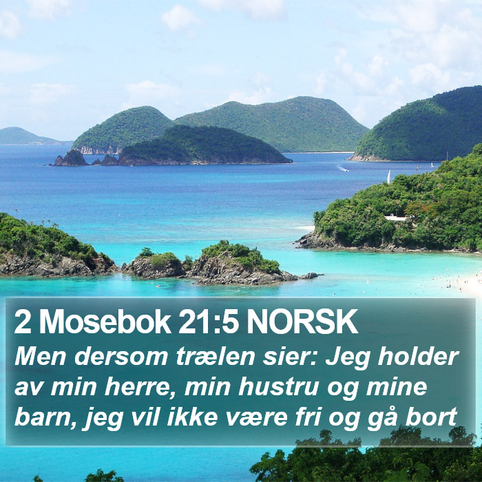 2 Mosebok 21:5 NORSK Bible Study