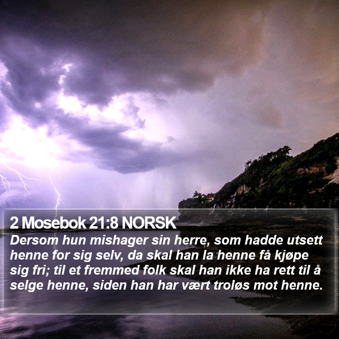 2 Mosebok 21:8 NORSK Bible Study