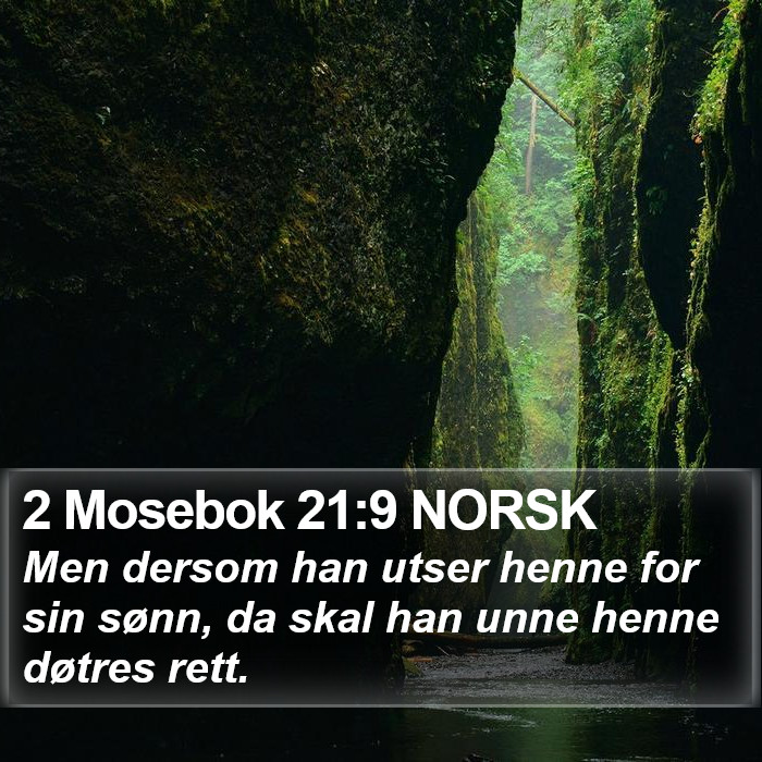 2 Mosebok 21:9 NORSK Bible Study