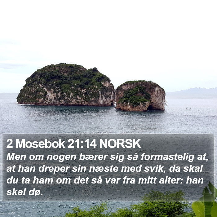 2 Mosebok 21:14 NORSK Bible Study