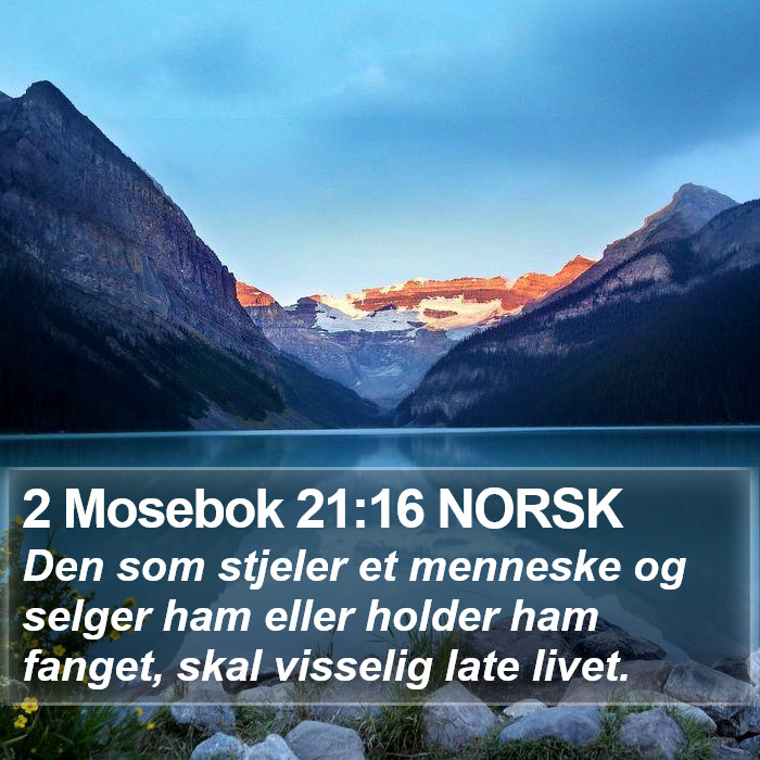 2 Mosebok 21:16 NORSK Bible Study