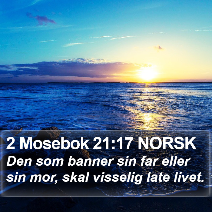 2 Mosebok 21:17 NORSK Bible Study