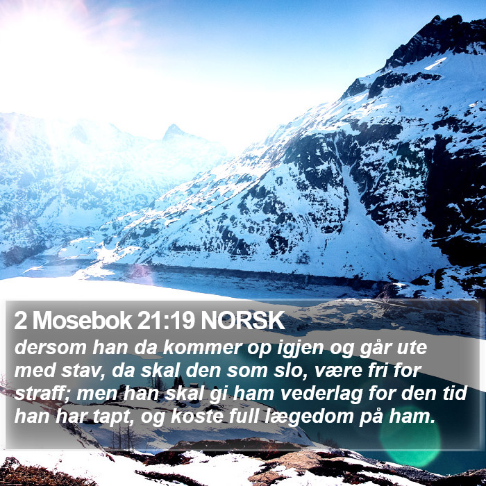 2 Mosebok 21:19 NORSK Bible Study