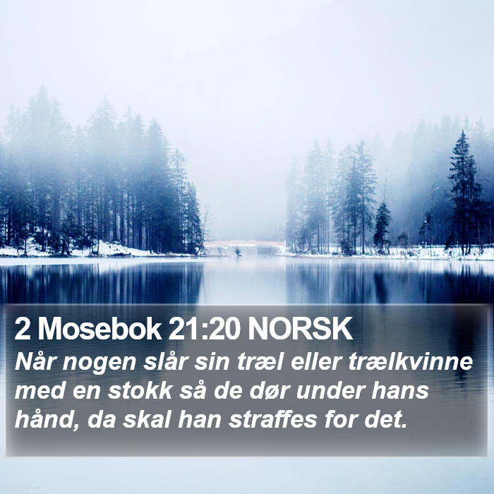 2 Mosebok 21:20 NORSK Bible Study