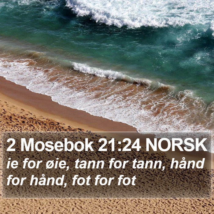 2 Mosebok 21:24 NORSK Bible Study