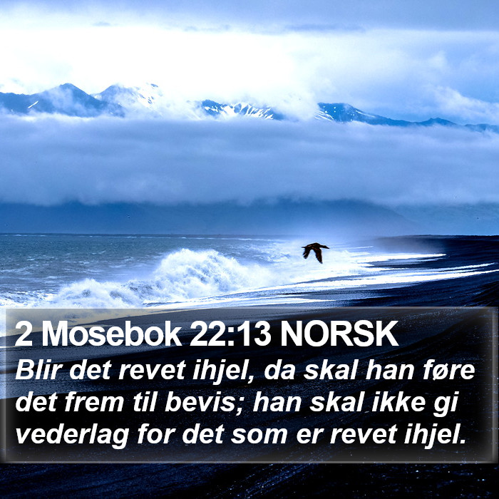 2 Mosebok 22:13 NORSK Bible Study