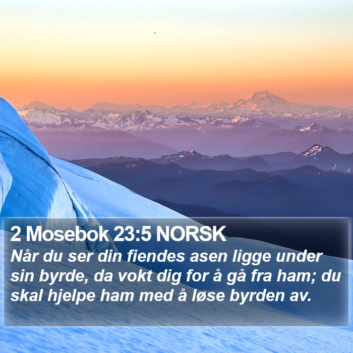 2 Mosebok 23:5 NORSK Bible Study