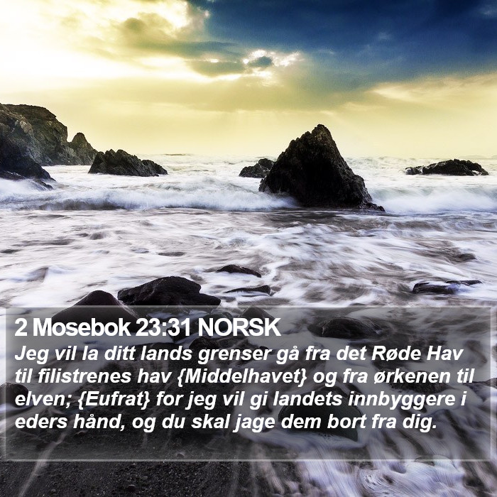 2 Mosebok 23:31 NORSK Bible Study