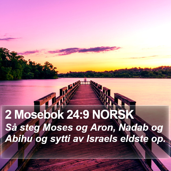 2 Mosebok 24:9 NORSK Bible Study