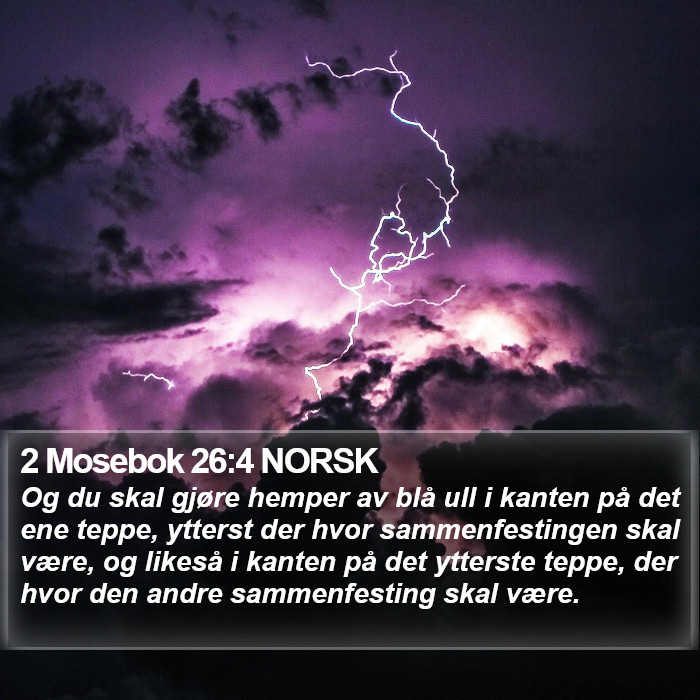 2 Mosebok 26:4 NORSK Bible Study