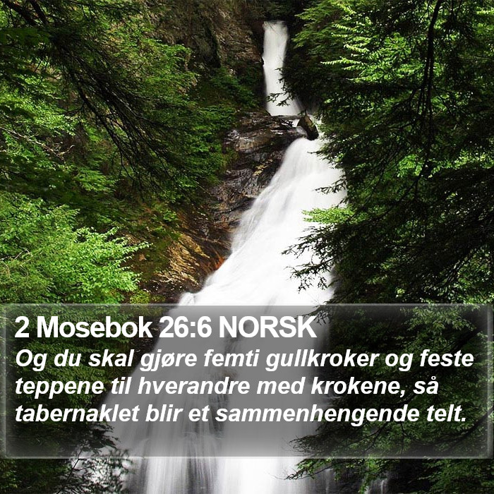 2 Mosebok 26:6 NORSK Bible Study