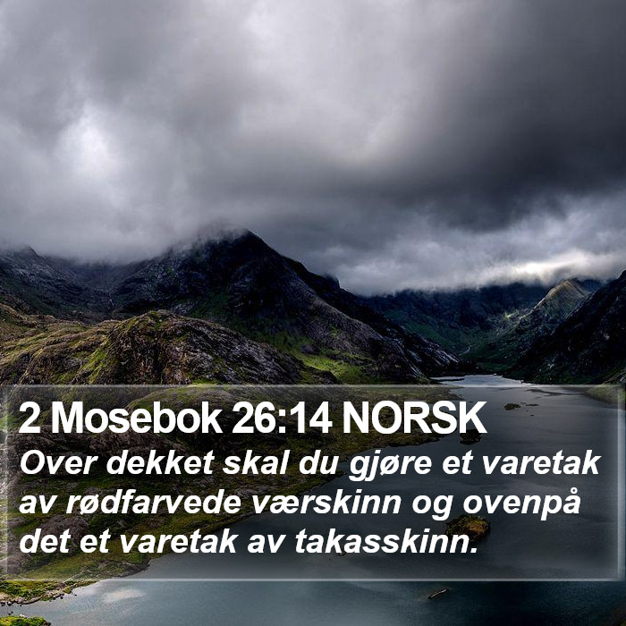 2 Mosebok 26:14 NORSK Bible Study