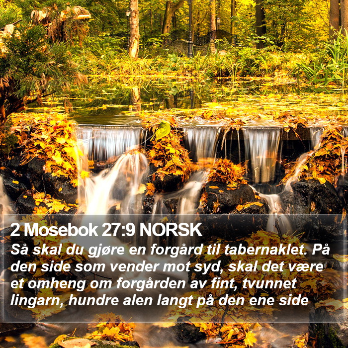 2 Mosebok 27:9 NORSK Bible Study