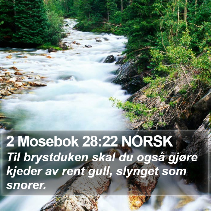 2 Mosebok 28:22 NORSK Bible Study