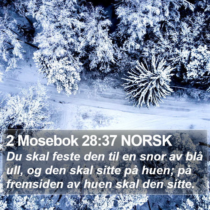 2 Mosebok 28:37 NORSK Bible Study