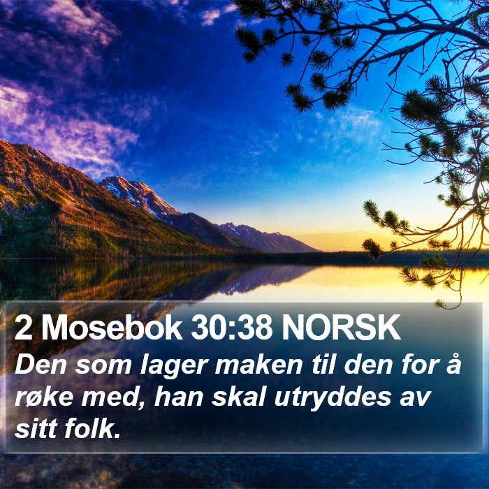 2 Mosebok 30:38 NORSK Bible Study