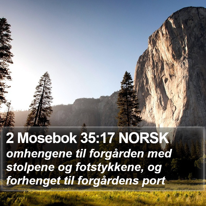 2 Mosebok 35:17 NORSK Bible Study