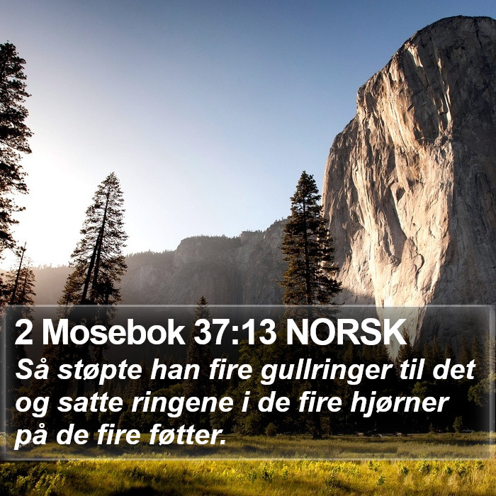 2 Mosebok 37:13 NORSK Bible Study