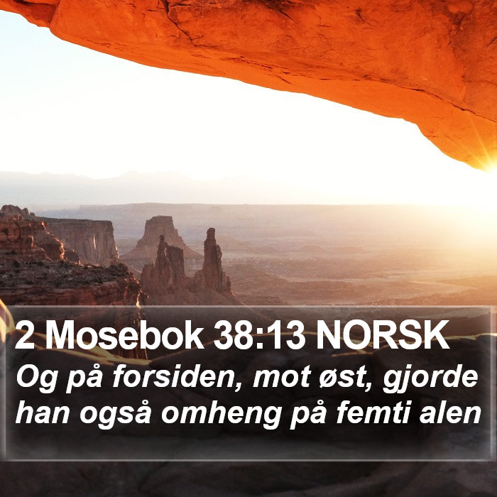 2 Mosebok 38:13 NORSK Bible Study