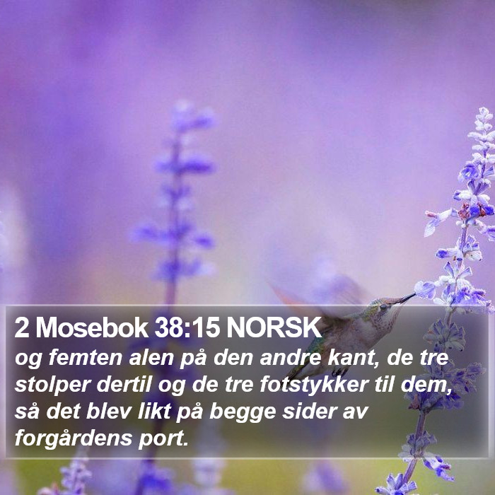 2 Mosebok 38:15 NORSK Bible Study