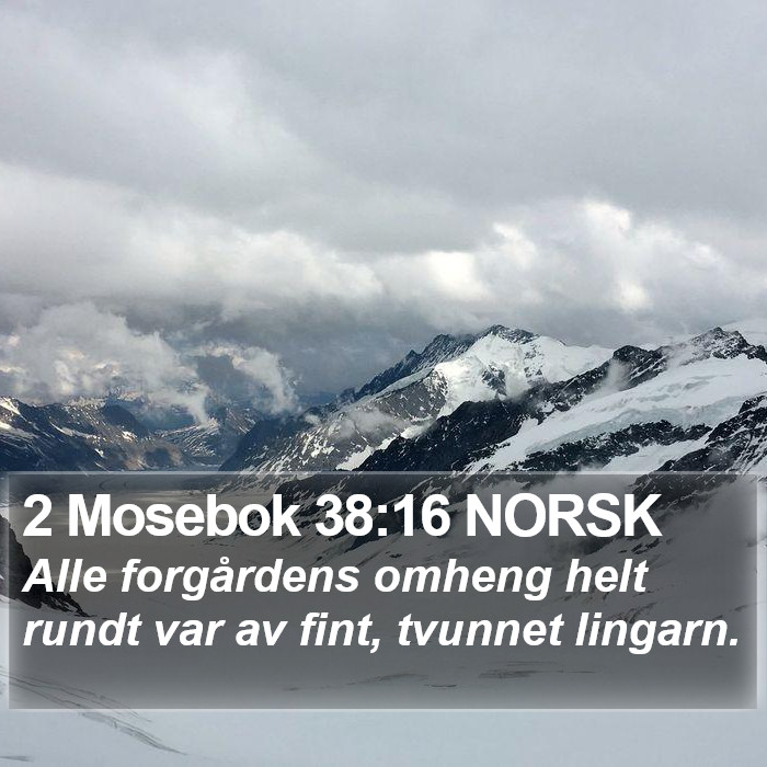 2 Mosebok 38:16 NORSK Bible Study