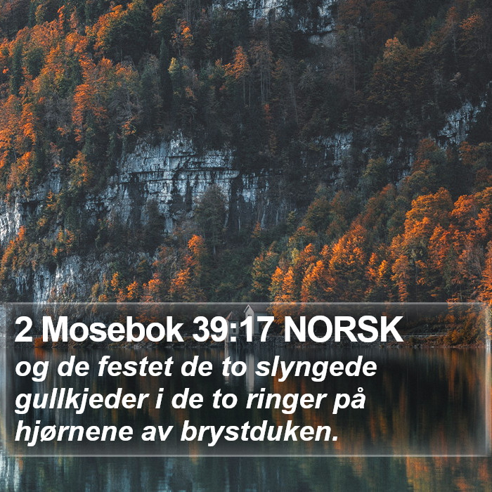 2 Mosebok 39:17 NORSK Bible Study