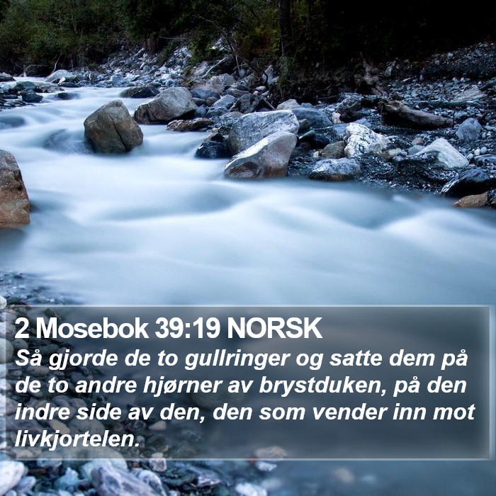 2 Mosebok 39:19 NORSK Bible Study