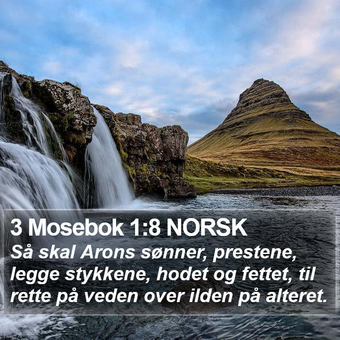 3 Mosebok 1:8 NORSK Bible Study