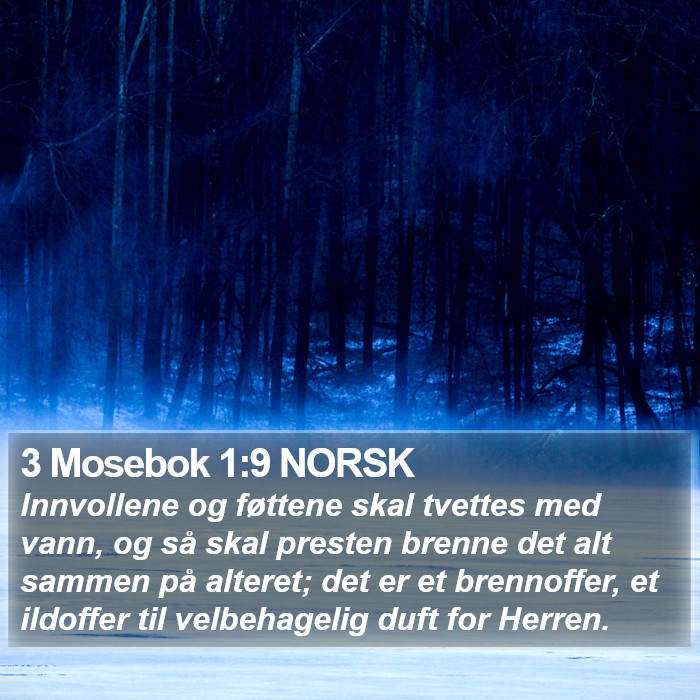 3 Mosebok 1:9 NORSK Bible Study