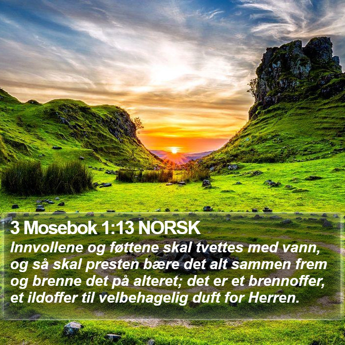 3 Mosebok 1:13 NORSK Bible Study